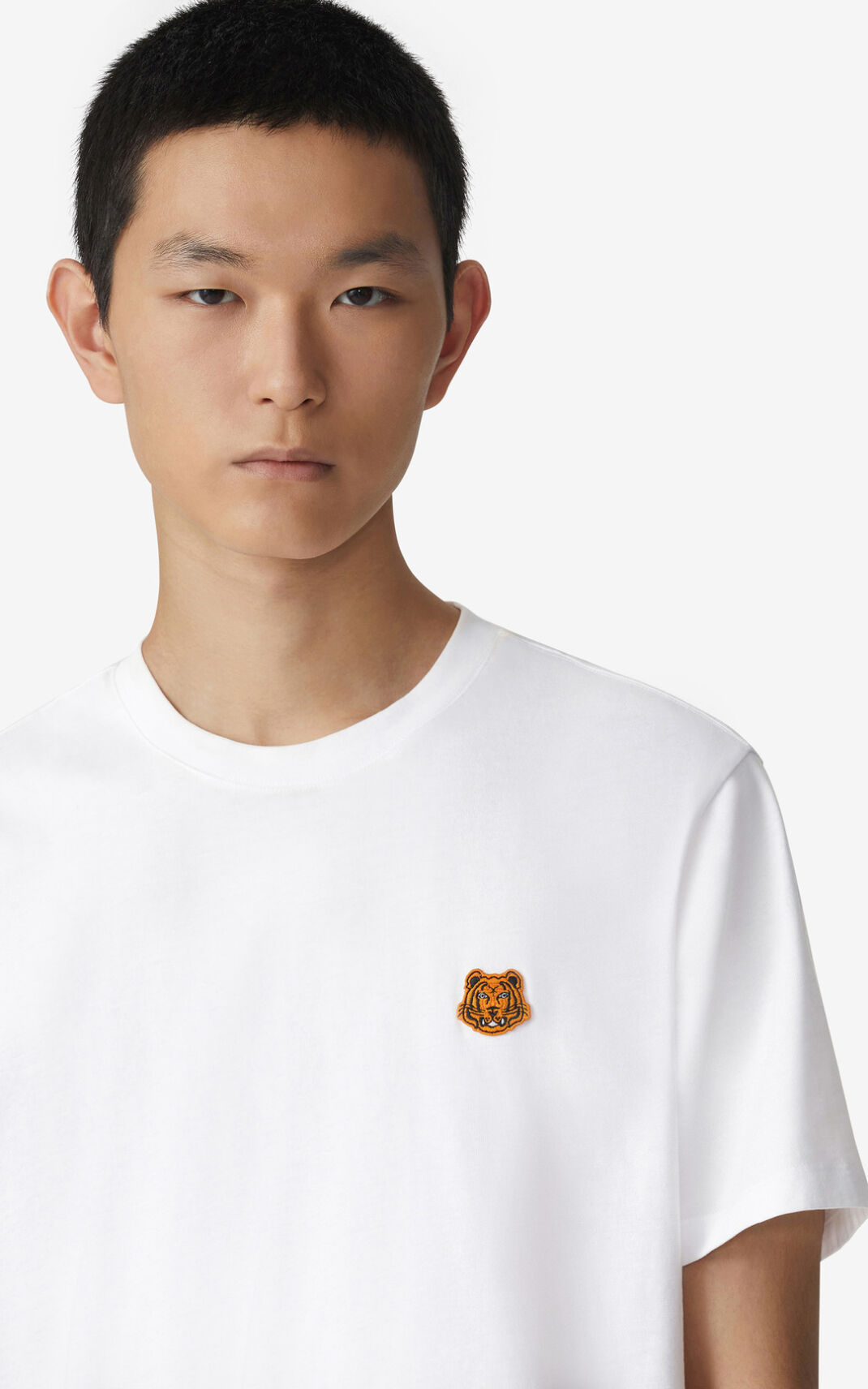 Kenzo Tiger Crest T Shirt Herr | 25167-ZMIA